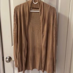 Light knit mid-length cardigan